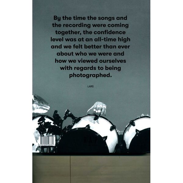 Reel Art Press Metallica Black Album in B/W