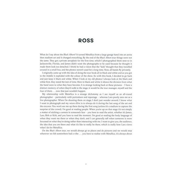 Reel Art Press Metallica Black Album in B/W