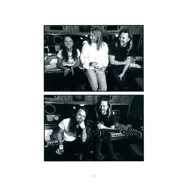 Reel Art Press Metallica Black Album in B/W