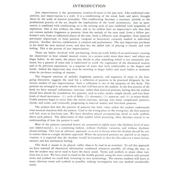 Alfred Music Publishing Patterns for Jazz