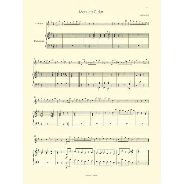 Breitkopf & Härtel Mendelssohn Frühe Stücke