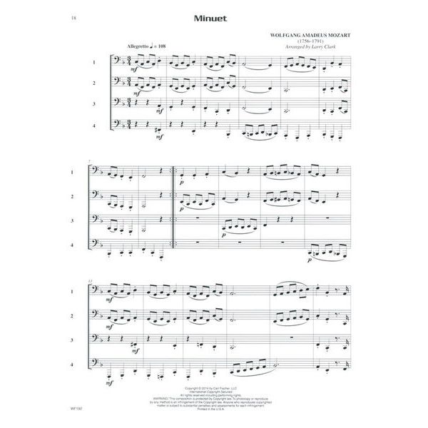 Carl Fischer Compatible Quartets Tuba