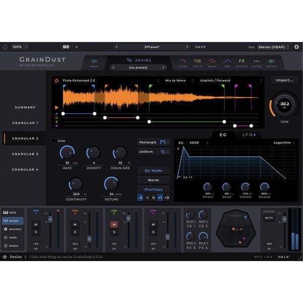 Sound Particles GrainDust