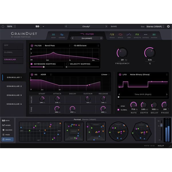 Sound Particles GrainDust