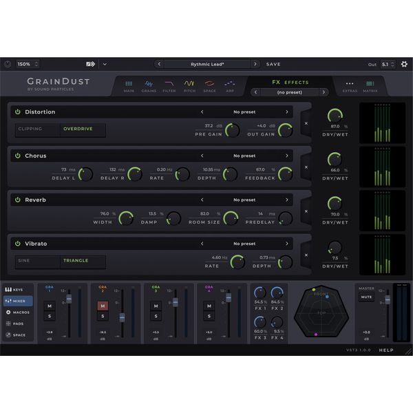 Sound Particles GrainDust