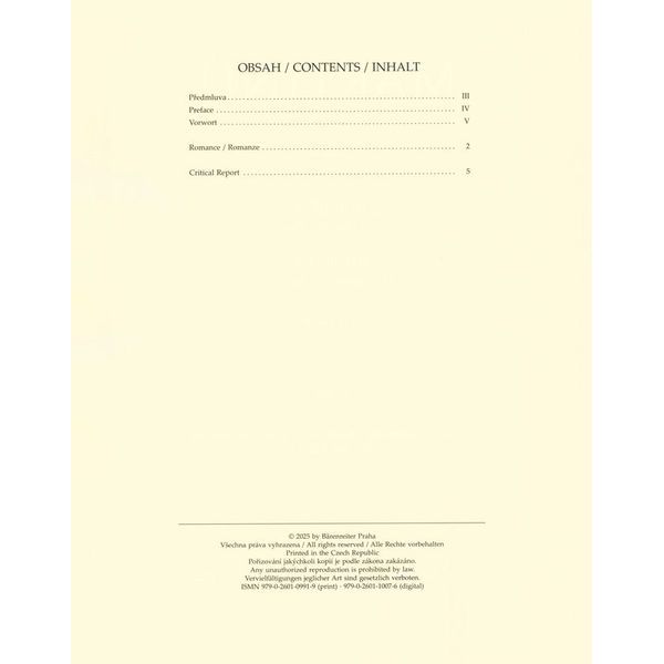 Bärenreiter Martinu Romanze Violine
