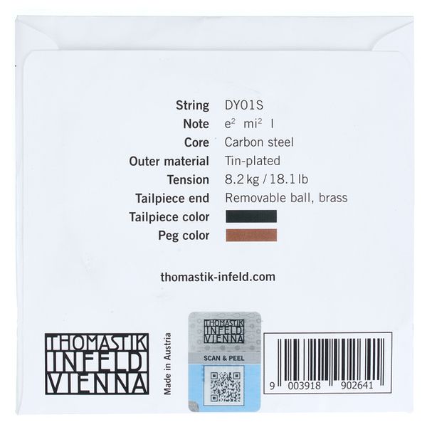 Thomastik DY01S Dynamo E Violin 4/4