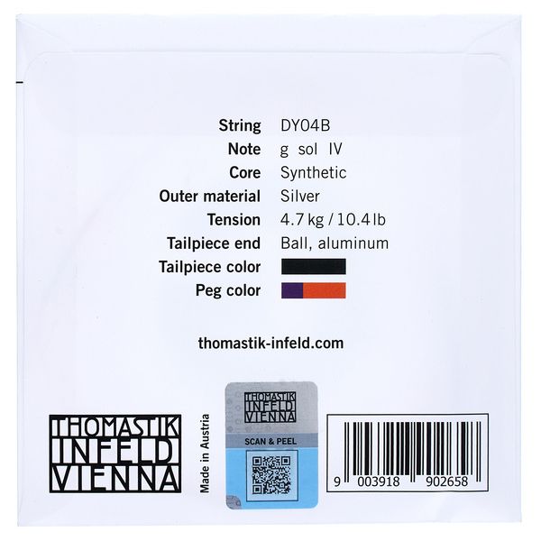 Thomastik DY04B Dynamo G Violin 4/4