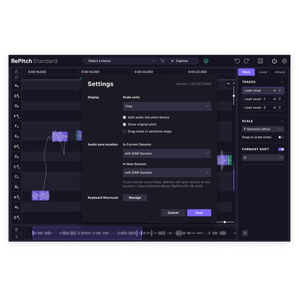 Synchro Arts RePitch 2 Standard Upgrade