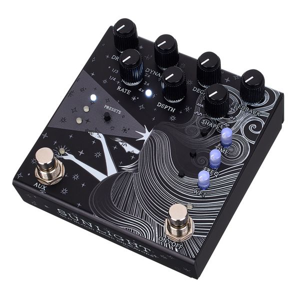Old Blood Noise Endeavors Sunlight Stereo Reverb Black