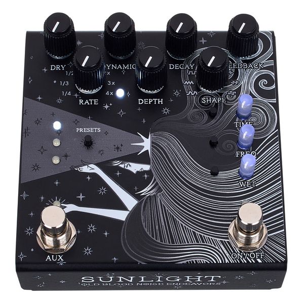 Old Blood Noise Endeavors Sunlight Stereo Reverb Black