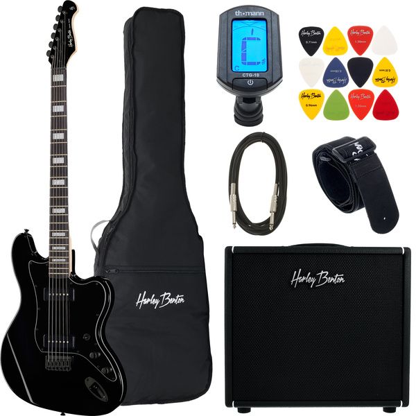 Harley Benton JA-Baritone BK Set