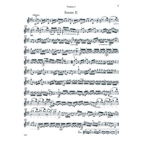Heinrichshofen Verlag Leclair 6 Sonaten op. 3