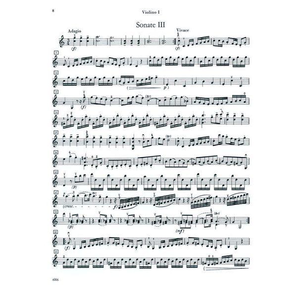 Heinrichshofen Verlag Leclair 6 Sonaten op. 3