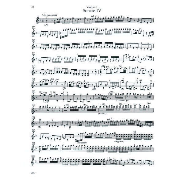 Heinrichshofen Verlag Leclair 6 Sonaten op. 3