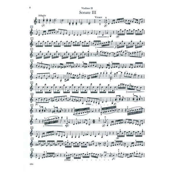 Heinrichshofen Verlag Leclair 6 Sonaten op. 3