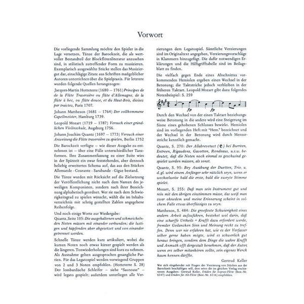 Heinrichshofen Verlag Terpsichore Sopranblockflöten