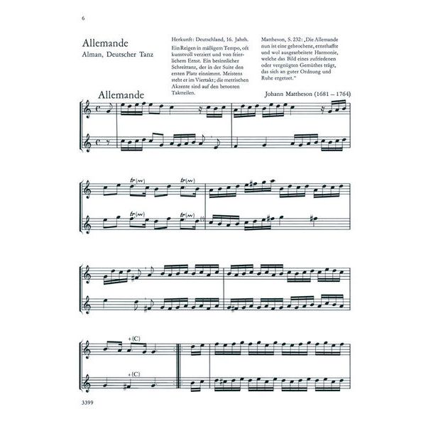 Heinrichshofen Verlag Terpsichore Sopranblockflöten