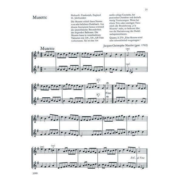 Heinrichshofen Verlag Terpsichore Sopranblockflöten