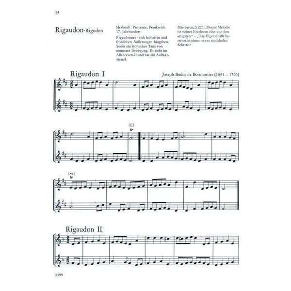 Heinrichshofen Verlag Terpsichore Sopranblockflöten