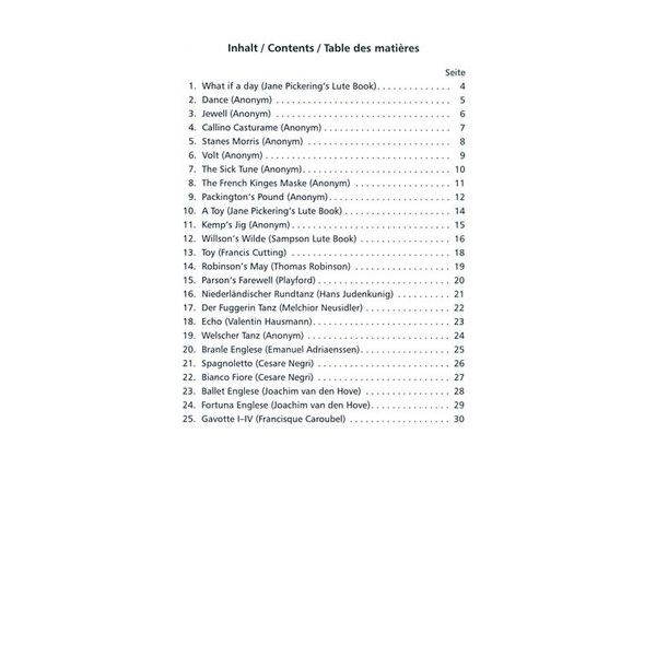 Heinrichshofen Verlag Leichte Renaissance-Duos