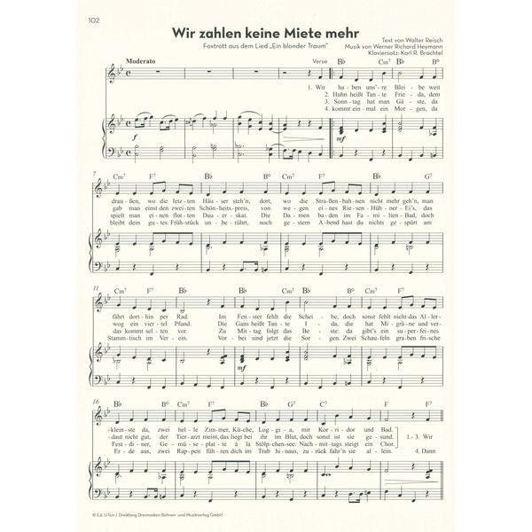 Schott Kabarettchansons Wilde Bühne