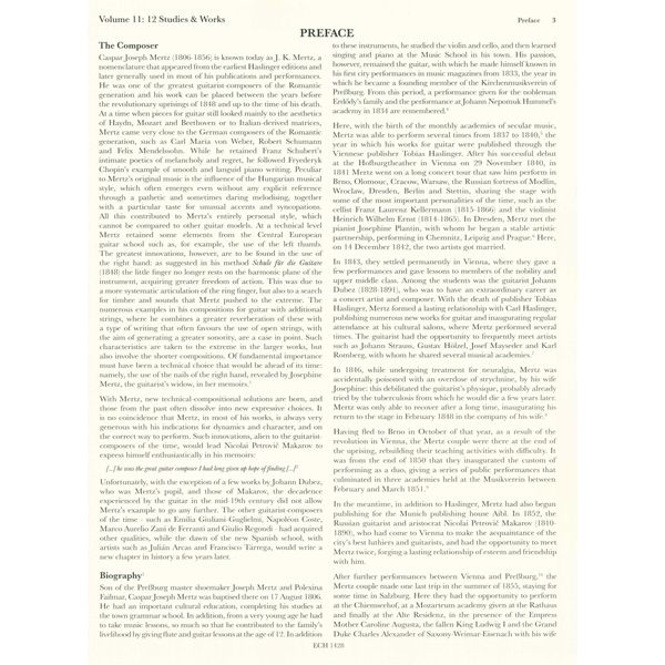 Edition Chanterelle Mertz Guitar Works 11