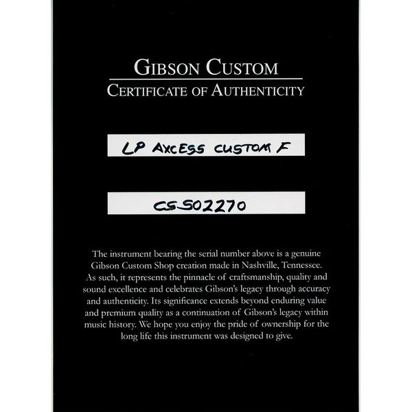 Gibson LP Axcess Custom Figured BB #2