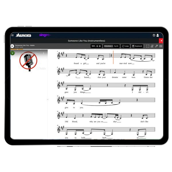 Musora Singeo+ Annual Membership