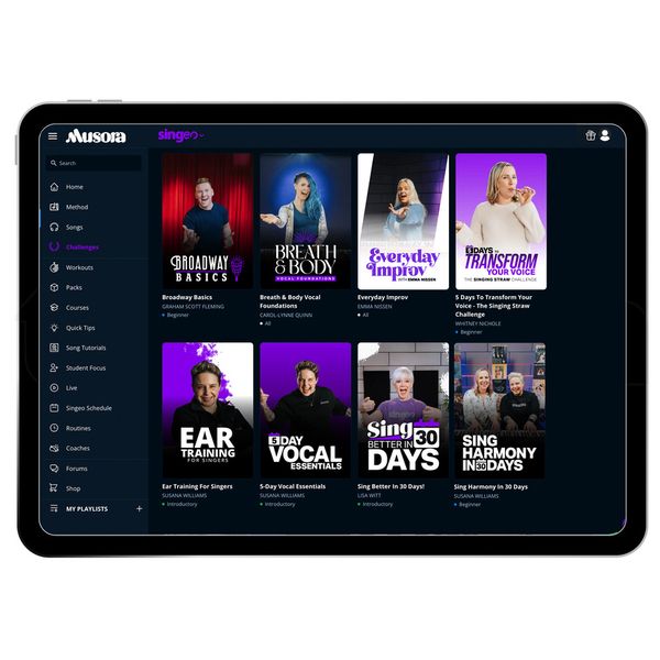 Musora Singeo+ Annual Membership