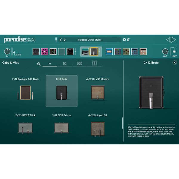Universal Audio Paradise Guitar Studio