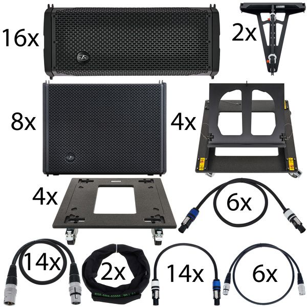 DAS Audio EVENT 16x28A / 8x118A Bundle
