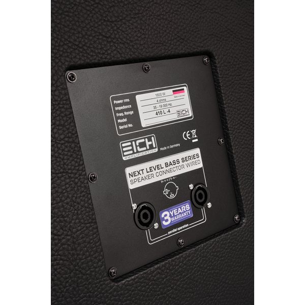 Eich Amplification 410L 4 Ohms Cabinet II