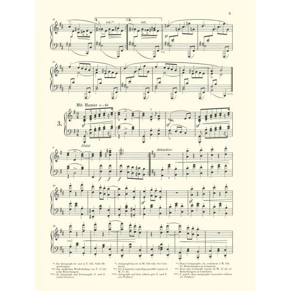 Henle Verlag Schumann Davidsbündlertänze