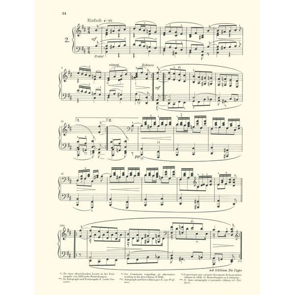 Henle Verlag Schumann Davidsbündlertänze