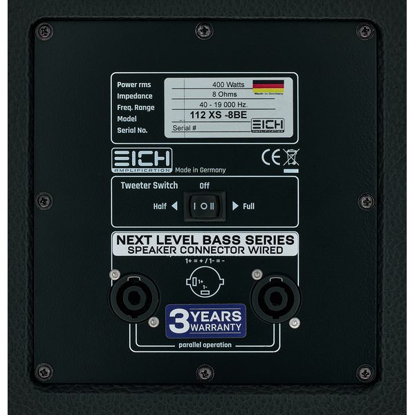 Eich Amplification 112 XS-BE 8Ohm Cabinet II