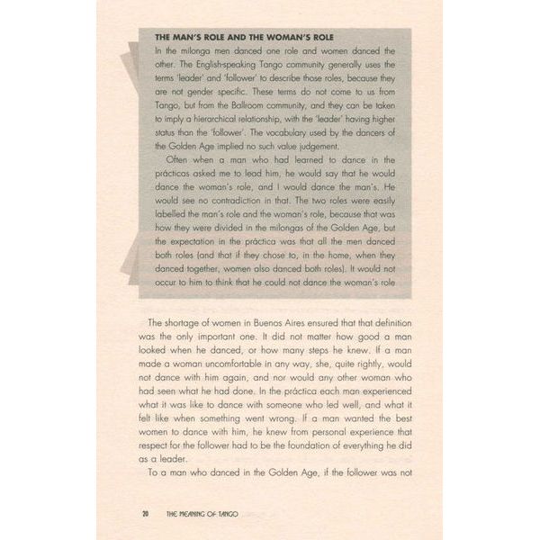HarperCollins Publishers The Meaning Of Tango