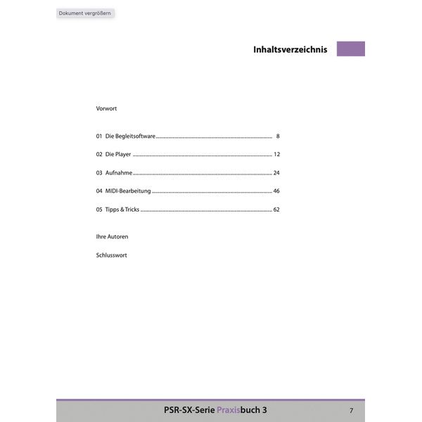 Keys Experts Verlag SX720/920 Praxisbuch 3