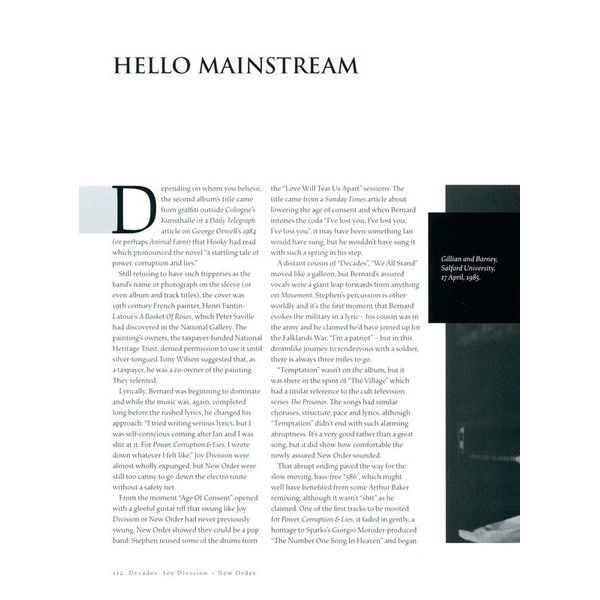 Gemini Books Group Ltd Joy Division + New Order