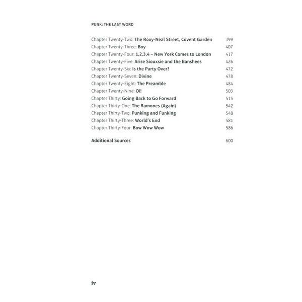 Omnibus Press Punk: The Last Word