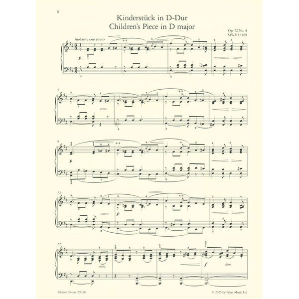 Edition Peters Mendelssohn Meisterwerke