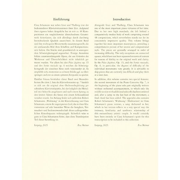 Edition Peters C. Schuhmann Meisterwerke