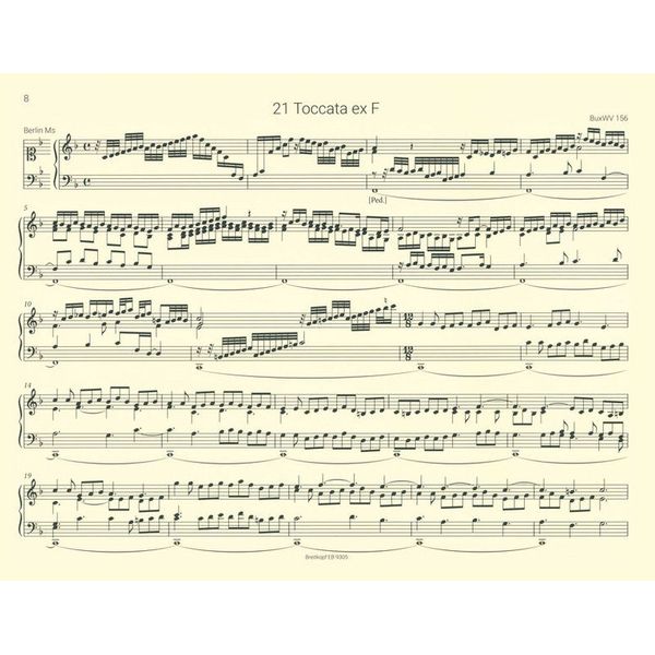 Breitkopf & Härtel Buxtehude Sämtliche Orgelwerke