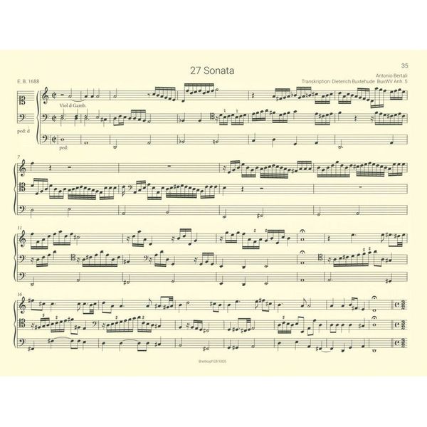 Breitkopf & Härtel Buxtehude Sämtliche Orgelwerke