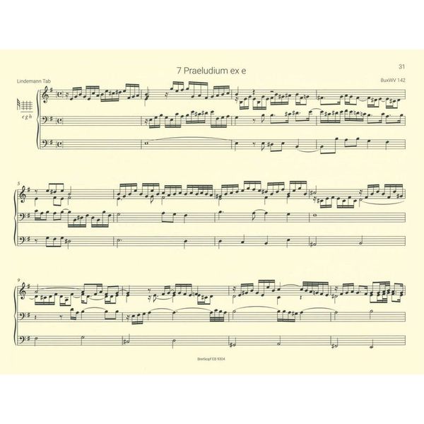 Breitkopf & Härtel Buxtehude Sämtliche Orgelwerke