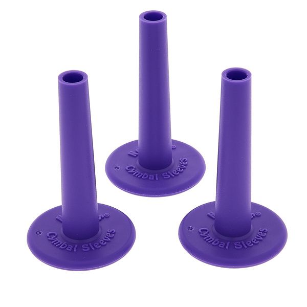 No Nuts Cymbal Sleeves 3pcs Purple