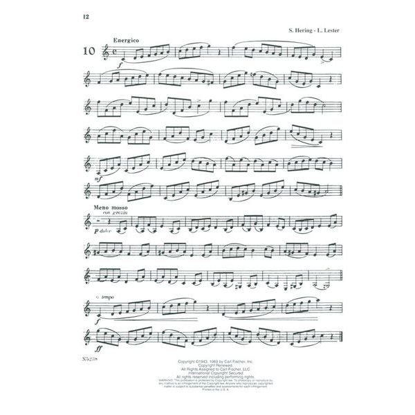 Carl Fischer The Progressing Clarinetist