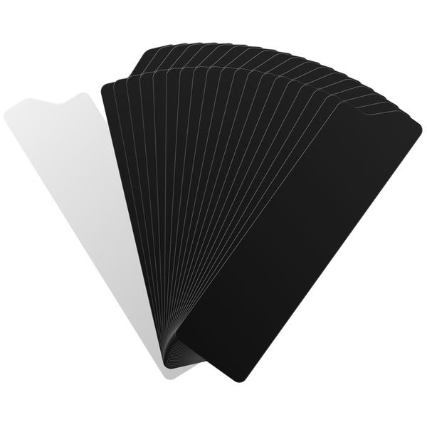 CRDBAG CRDTABS BLACK/WHITE 30x