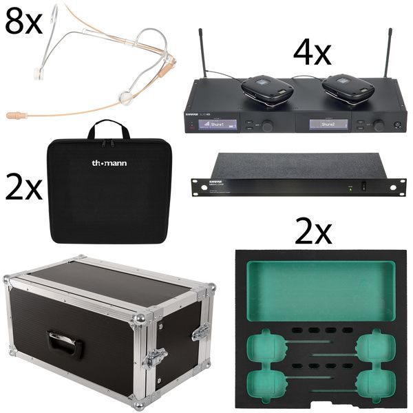 Shure SLXD 8-CH Theatre Set G59