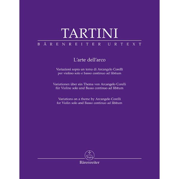 Bärenreiter Tartini L'arte dell'arco